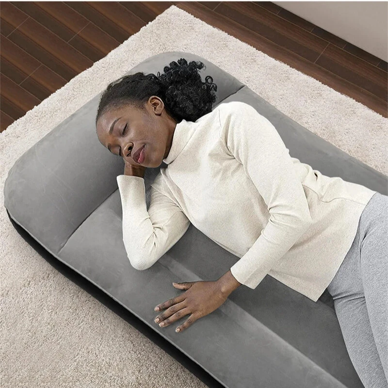 (image for) IPRee Air Cushion Inflatable Mattress Camping Air Cushion Bed With Built-In Pillow Foldable Storage Suitable For Home, Camping, SUV, Truck Tent